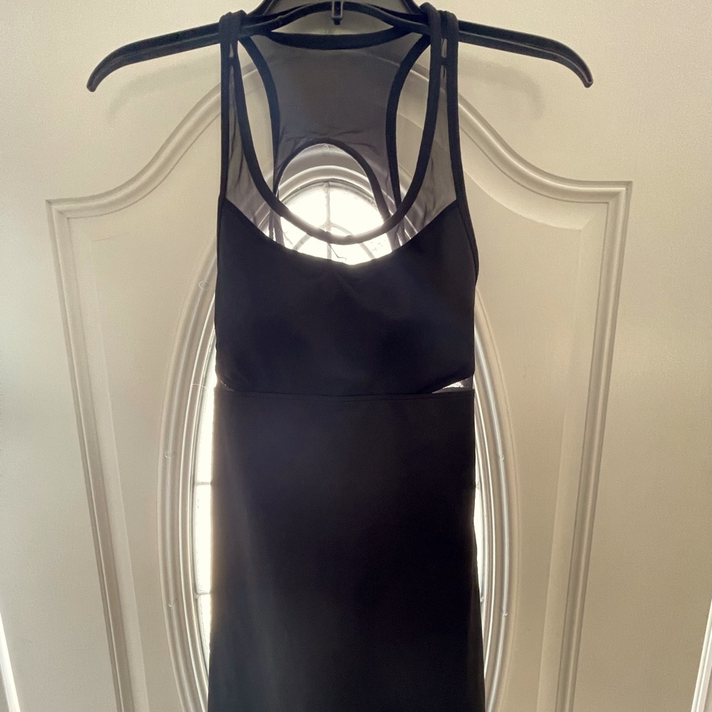 Fabletics fitted dress with open back